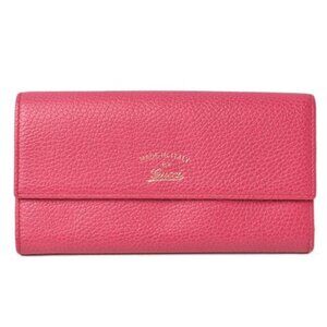 Gucci Long Wallet Swing Pink